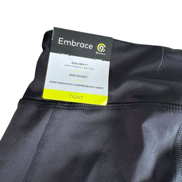 C9 Champion Women’s Size Small Black Embrace Compression Leggings Duo Dry NWT - Picture 5 of 8